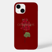 geraniumbloem Case-Mate iPhone case (Achterkant)