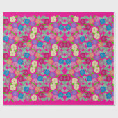 geraniumbloesempakpapier cadeaupapier (Vlak)