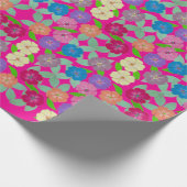 geraniumbloesempakpapier cadeaupapier (Hoek)