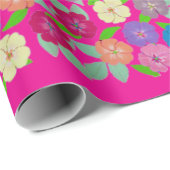 geraniumbloesempakpapier cadeaupapier (Rol Hoek)