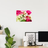 geraniumposter poster (Thuiskantoor)