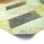 Geraniums en katten door Pierre Renoir Poster (Hoek)