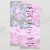 Geraniums en Maagdenpalm Menu (Voorkant / Achterkant)