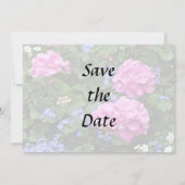Geraniums en Maagdenpalm Save The Date (Achterkant)
