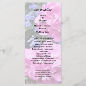 Geraniums en Periwinkle Programmakaart (Voorkant)