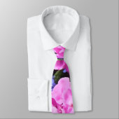 Geraniums en Periwinkle Stropdas (Gebonden)