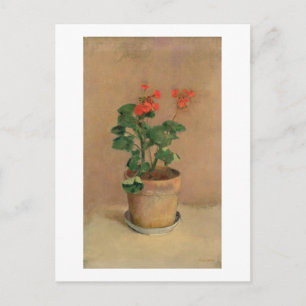 Geraniums in a Pot, c.1905 (olie op canvas) Briefkaart