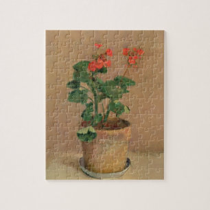 Geraniums in a Pot, c.1905 (olie op canvas) Legpuzzel