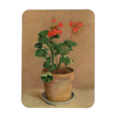 Geraniums in a Pot, c.1905 (olie op canvas) Magneet (Verticaal)