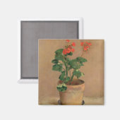 Geraniums in a Pot, c.1905 (olie op canvas) Magneet (Voorkant / Achterkant)
