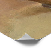 Geraniums in a Pot, c.1905 (olie op canvas) Poster (Hoek)