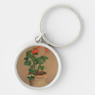 Geraniums in a Pot, c.1905 (olie op canvas) Sleutelhanger
