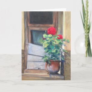 "Geraniums on the Steps" Kaart