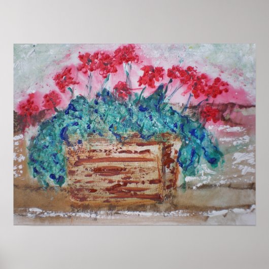 Geraniums Poster (Voorkant)