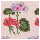 geraniums print florale print stof (Close Up)