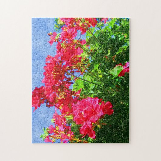 "Geraniums" puzzel Legpuzzel (Verticaal)