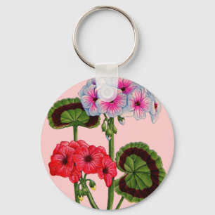 geraniums sleutelhanger