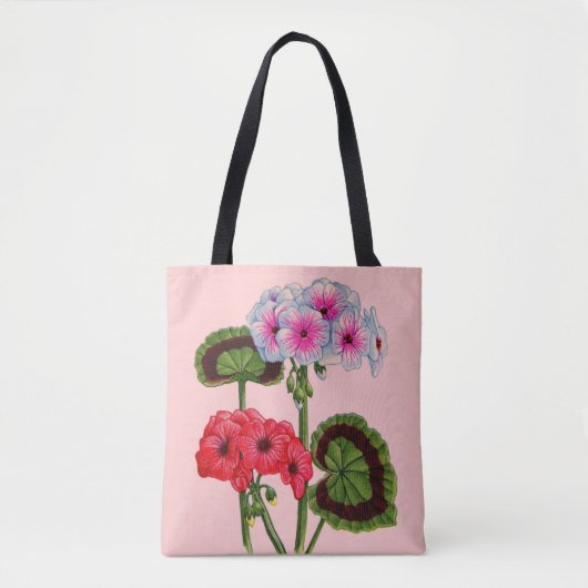 geraniums tote bag (Voorkant)