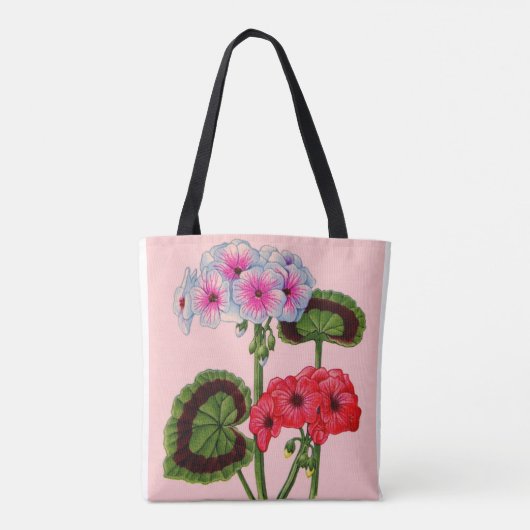 geraniums tote bag (Achterkant)