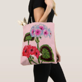 geraniums tote bag (Dichtbij)