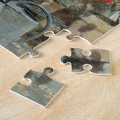 Geraniums van Childe Hassam,  impressionisme Legpuzzel (Zijkant)