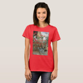 Geraniums van Childe Hassam, Vintage Impressionism T-shirt (Voorkant volledig)