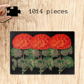  Geraniums - vetgedrukte florale Legpuzzel