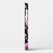 Geraniumtakken, waterverf roze knoppen. Case-Mate iPhone case (Achterkant / Links)