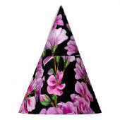 Geraniumtakken, waterverf roze knoppen. feesthoedjes (Links)