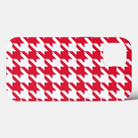 Geranum Elegant Houndstooth Case-Mate iPhone Case (Achterkant (horizontaal))