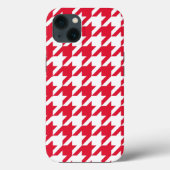 Geranum Elegant Houndstooth Case-Mate iPhone Case (Achterkant)