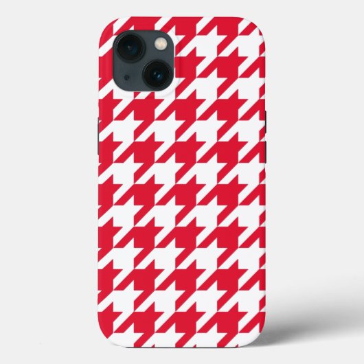 Geranum Elegant Houndstooth Case-Mate iPhone Case (Achterkant)