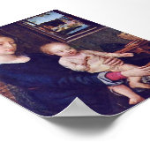 Gerard David - De Madonna van de Melksoep Poster (Hoek)