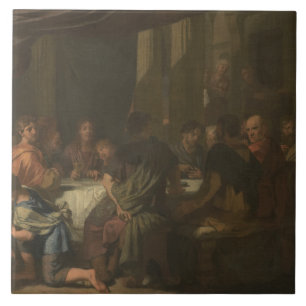 Gerard de Lairesse - De laatste Supper Tegeltje