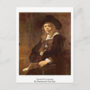 Gerard de Lairesse door Rembrandt van Rijn Briefkaart