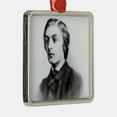 Gerard Manley Hopkins Metalen Ornament (Rechts)