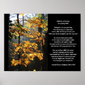 Gerard Manley Hopkins Spring en Herfst Poem Poster (Voorkant)