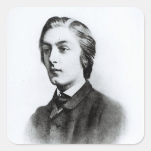 Gerard Manley Hopkins Vierkante Sticker