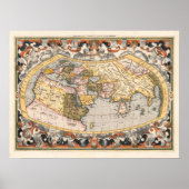 Gerard Mercator's Map of the World Poster (Voorkant)