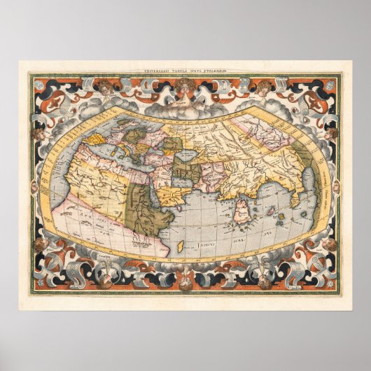 Gerard Mercator's Map of the World Poster (Voorkant)