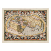 Gerard Mercator's Map of the World Poster (Voorkant)