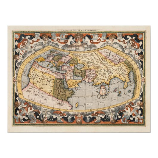 Gerard Mercator's Map of the World Poster (Voorkant)