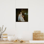 Gérard - Mme de Stael met haar dochter Albertine Poster (Keuken)