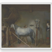 Gerard ter Borch - Paardenstal