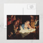 Gerard van Honthorst Natitivity Briefkaart (Voorkant / Achterkant)