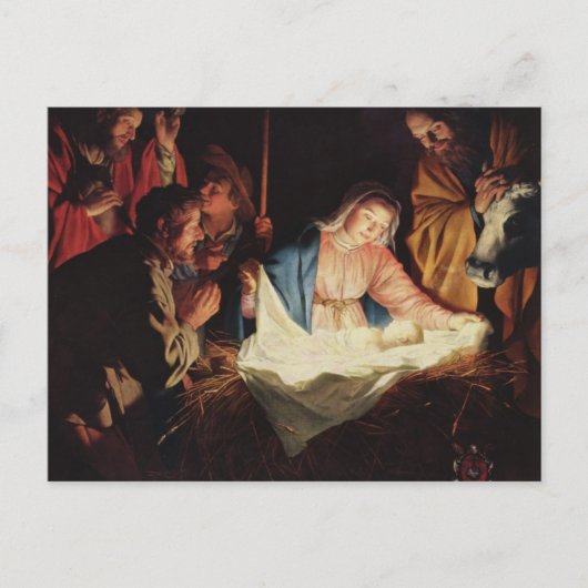 Gerard van Honthorst Natitivity Briefkaart (Voorkant)