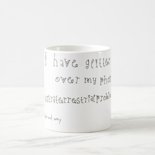 Gerard Way Tweet Coffee Mok (Center)