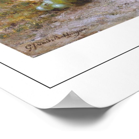 Gerardina van de Sande Bakhuyzen Zedign Art Poster (Hoek)