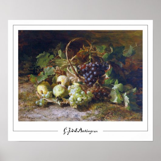 Gerardina van de Sande Bakhuyzen Zedign Art Poster (Voorkant)