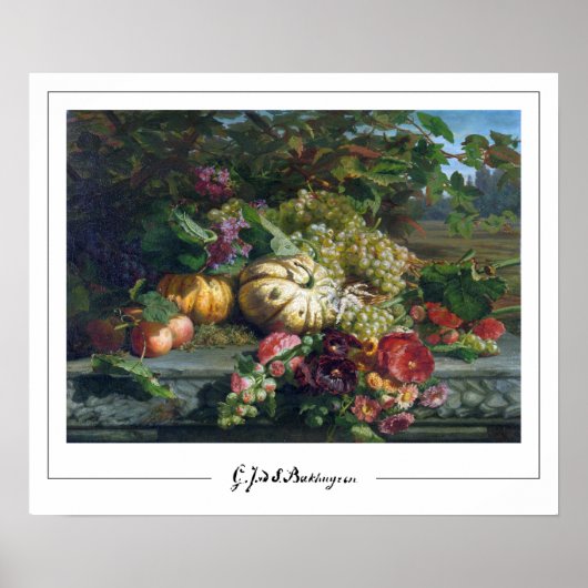 Gerardina van de Sande Bakhuyzen Zedign Art Poster (Voorkant)